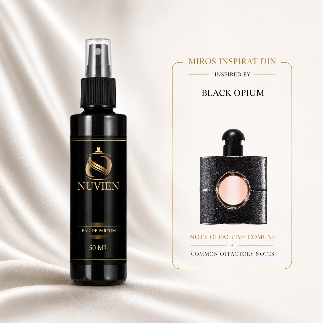 Apa de parfum, 50 ml - 120, inspirat din Black Opium - Yves Saint Laurent