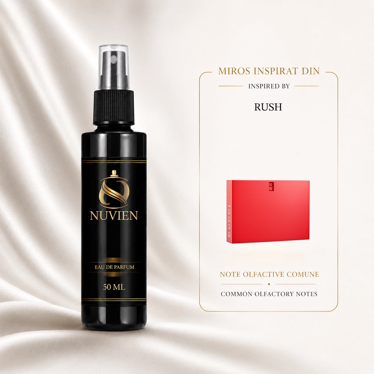 Apa de parfum, 50 ml - 132, inspirat din Rush - Gucci
