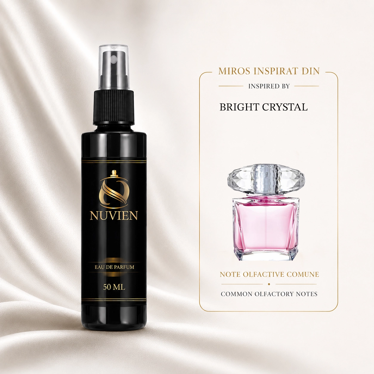 Apa de parfum, 50 ml - 142, inspirat din Bright Crystal - Versace