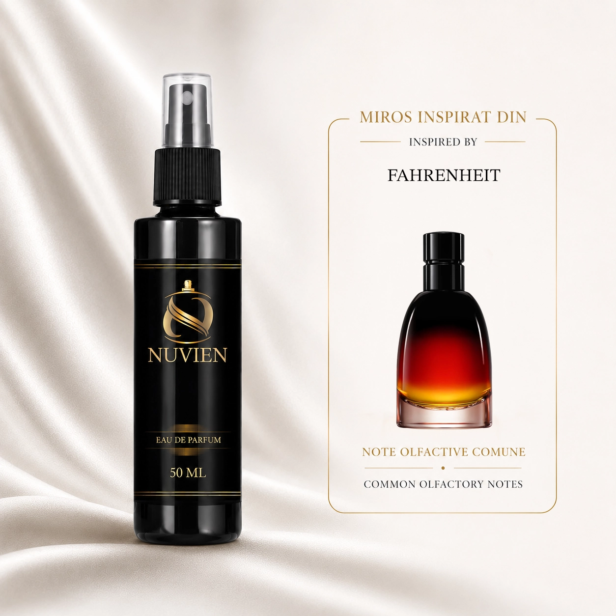 Apa de parfum, 50 ml - 012, inspirat din Fahrenheit - Dior