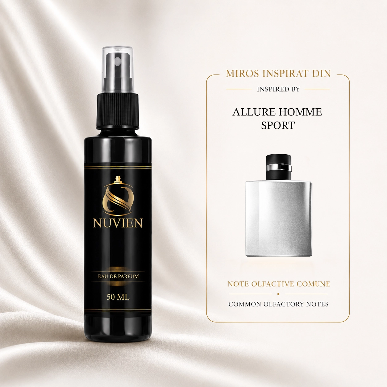 Apa de parfum, 50 ml - 018, inspirat din Allure Homme Sport - Coco Chanel