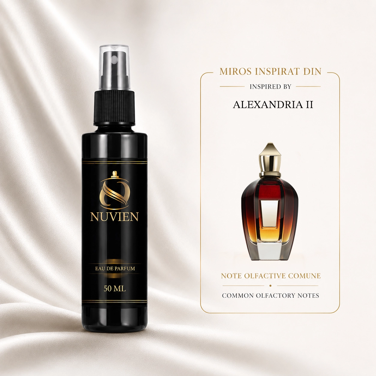 Apa de parfum, 50 ml - 208, inspirat din Alexandria II - Xerjoff