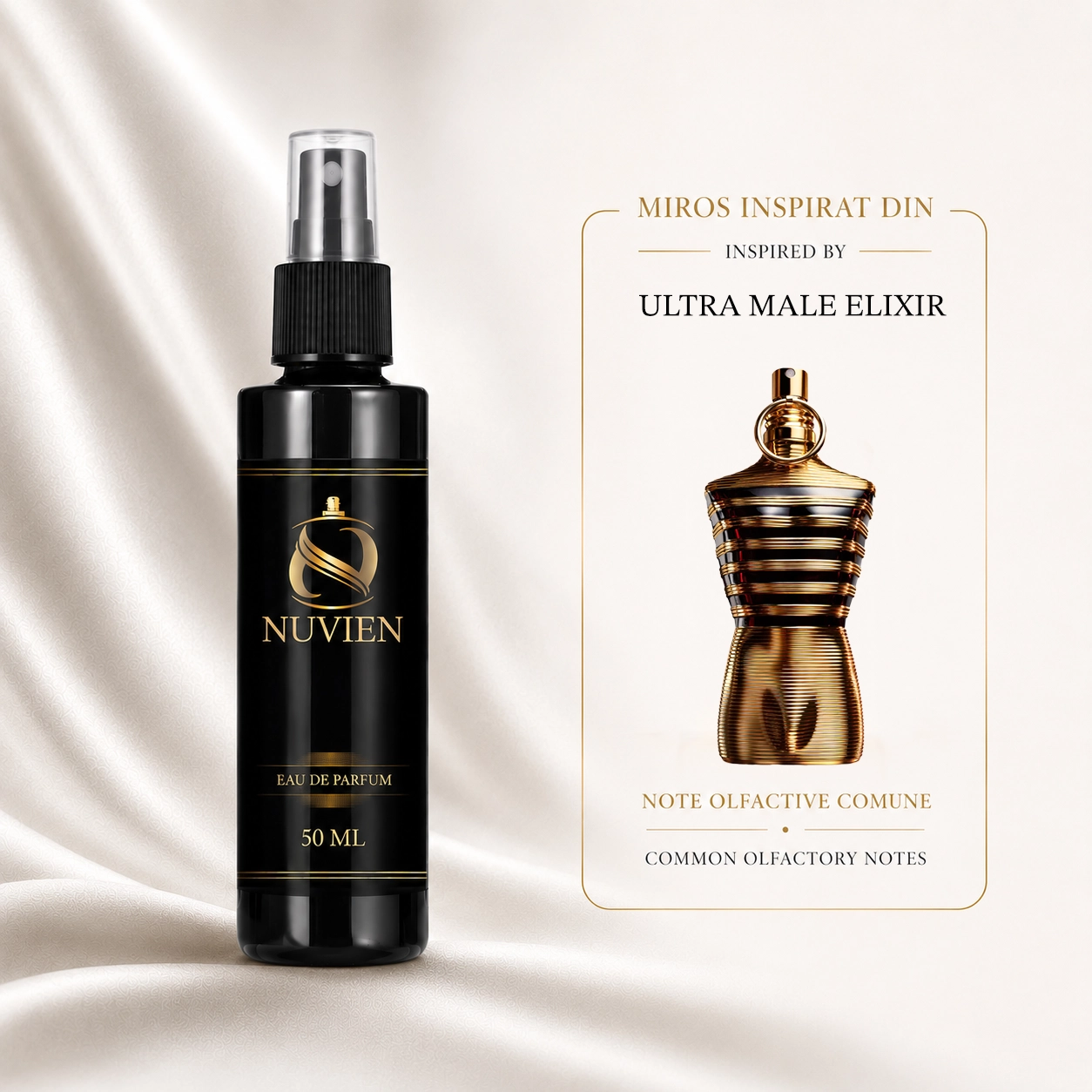 Apa de parfum, 50 ml - 034, inspirat din Le Male Elixir - Jean Paul Gaultier