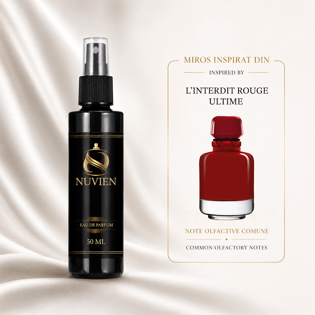 Apa de parfum, 50 ml - 123, inspirat din L`interdit Rouge Ultime - Givenchy
