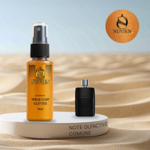 Spray de corp cu sclipici, Nuvien, 50ml – 114, inspirat din Guilty - Gucci