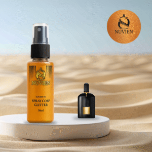 Spray de corp cu sclipici, Nuvien, 50ml – 135, inspirat din Black Orchid - Tom Ford