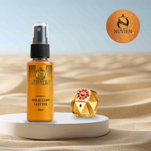 Spray de corp cu sclipici, Nuvien, 50ml – 147, inspirat din Lady Million Royal - Paco Rabanne