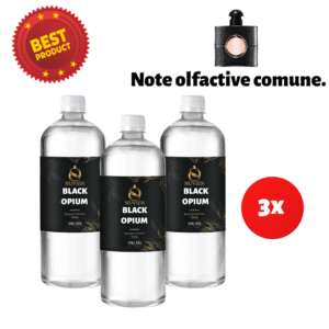 Set  promotional 3x Balsam concentrat pentru Rufe, 3x500ml, aroma inspirata din Black Opium