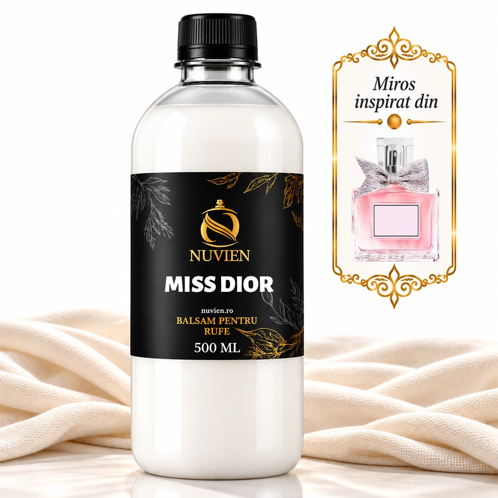 Balsam concentrat pentru Rufe, 500ml, aroma inspirata din Miss Dior - Dior