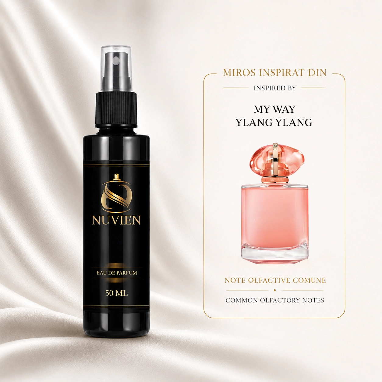 Apa de parfum, 50 ml - 166, inspirat din My Way Ylang Ylang - Armani