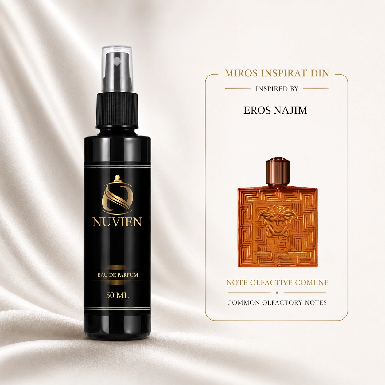 Apa de parfum, 50 ml - 055, inspirat din Eros Najim - Versace