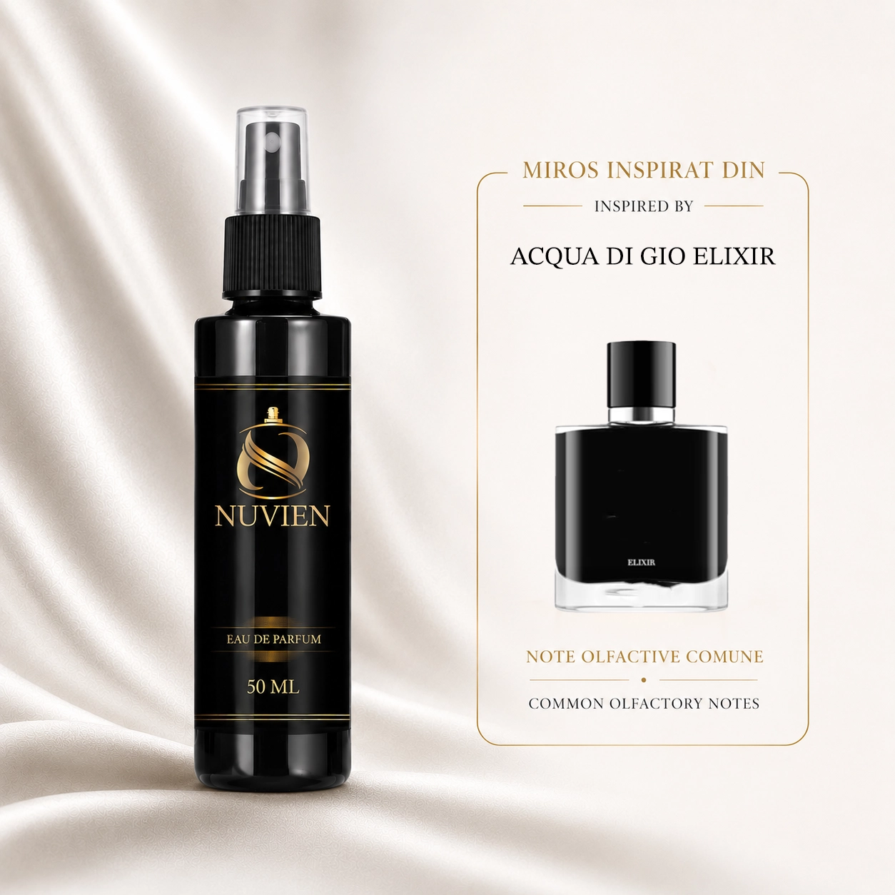 Apa de parfum, 50 ml - 061, inspirat din Acqua Di Gio Elixir - Armani