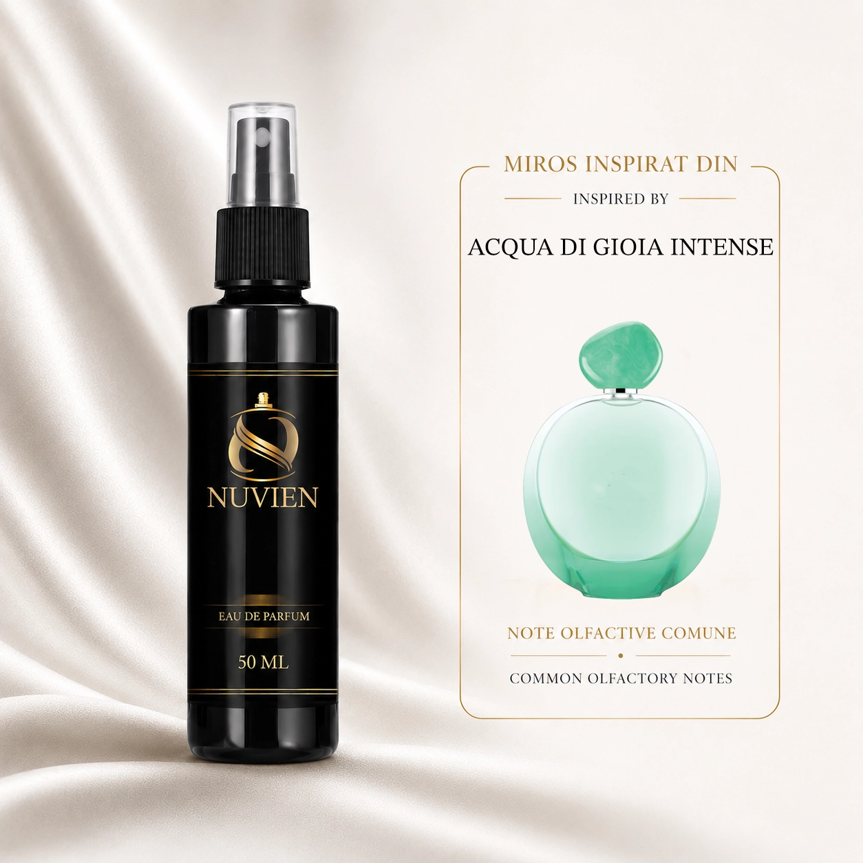 Apa de parfum, 50 ml - 169, inspirat din Acqua Di Gioia Intense - Armani