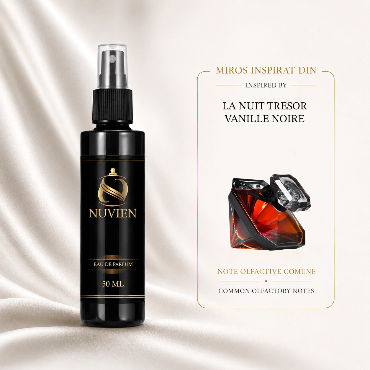 Apa de parfum, 50 ml - 175, inspirat din La Nuit Tresor Vanille Noire - Lancome