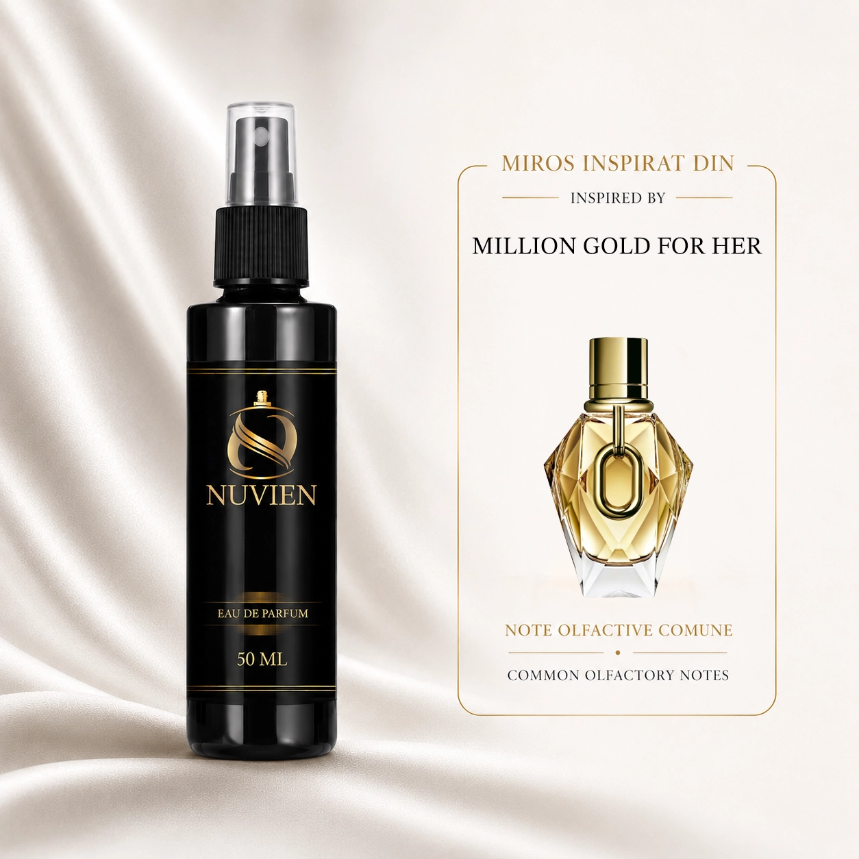 Apa de parfum, 50 ml - 179, inspirat din Million Gold For Her - Rabanne