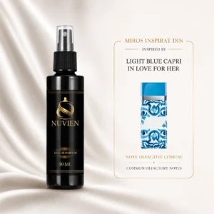 Apa de parfum, 50 ml - 180, inspirat din Light Blue Capri in Love for Her - Dolce&Gabanna