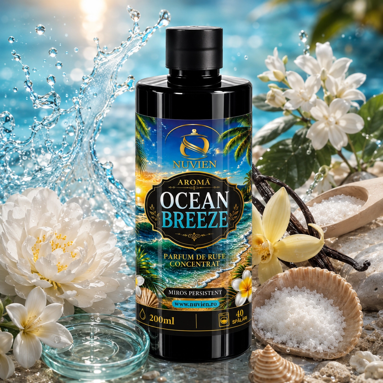 Parfum de rufe concentrat Ocean Breeze, 200ml