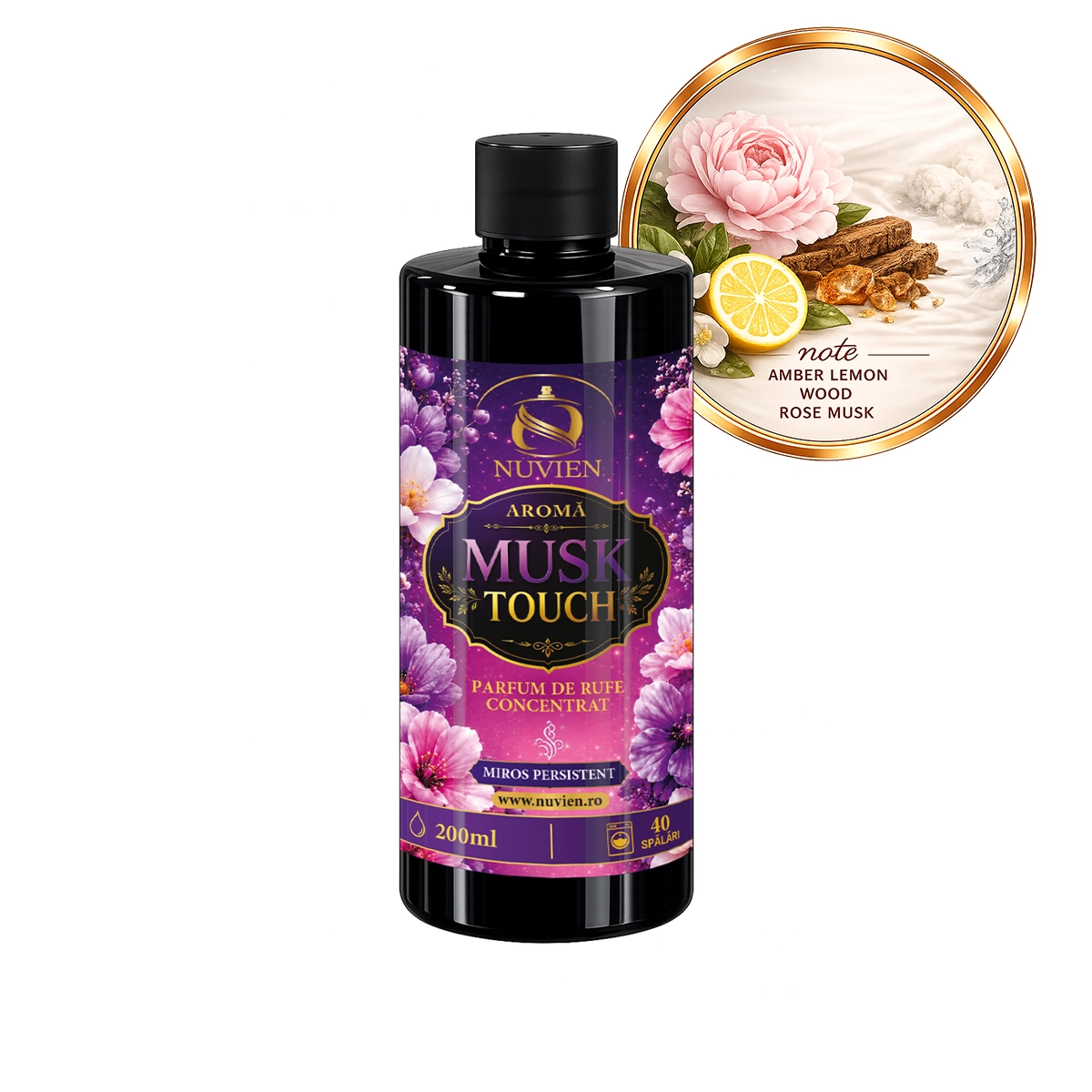 Parfum de rufe concentrat Musk Touch, 200ml