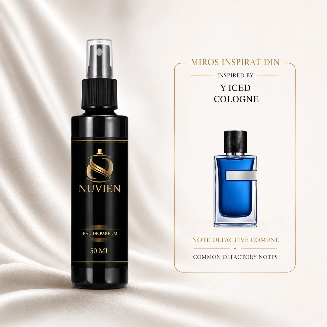 Apa de parfum, 50 ml - 066, inspirat din Y Iced Cologne - Yves Saint Laurent