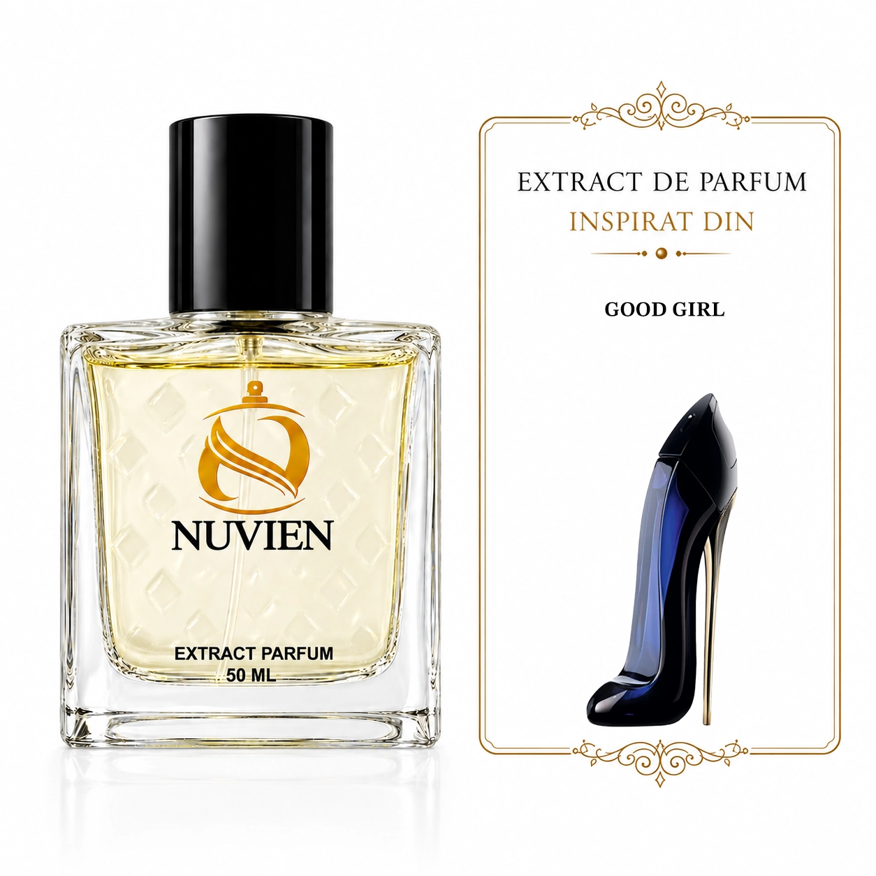 Extract de parfum Nuvien 106, inspirat din Good Girl - Carolina Herrera