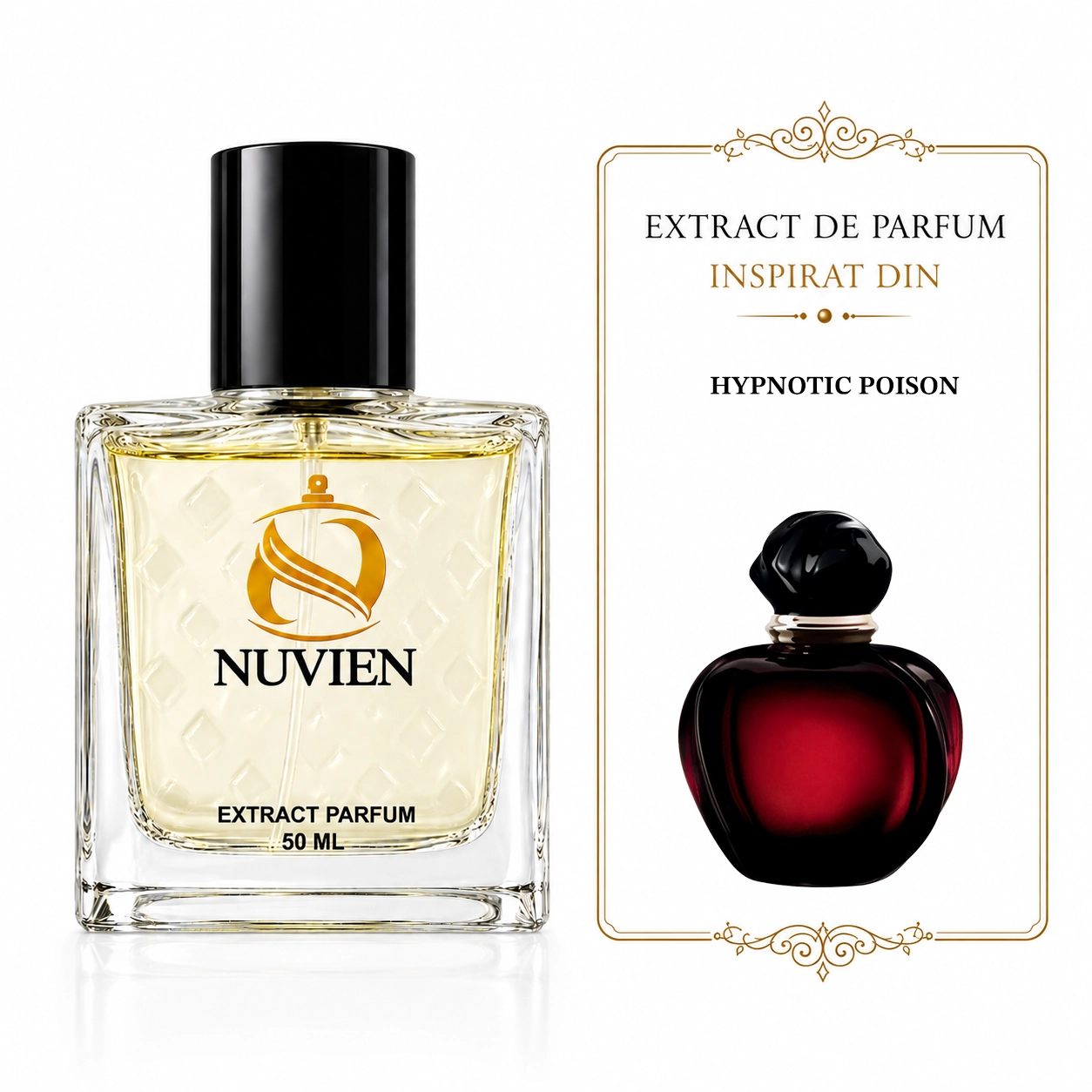Extract de parfum Nuvien 126, inspirat din Hypnotic Poison - Dior