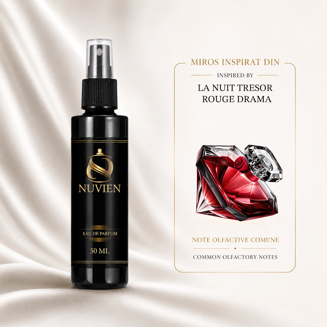 Apa de parfum, 50 ml - 194, inspirat din La Nuit Tresor Rouge Drama - Lancome