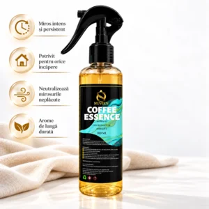 Odorizant 3 în 1 auto, tesaturi și ambient aroma de lux Coffee Essence, 200ml