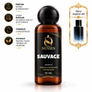 Esenta pentru Rufe, 50ml, inspirata din Sauvage - Dior