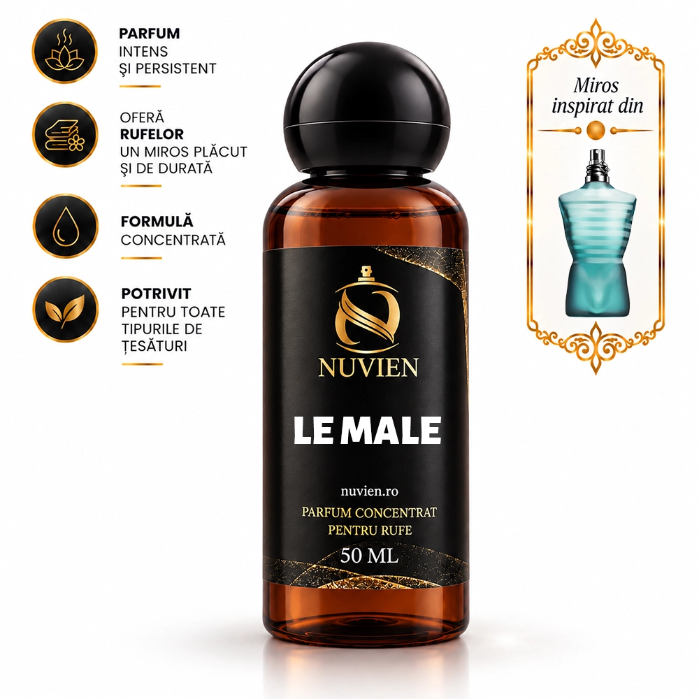 Esenta pentru Rufe, 50ml, inspirata din Le Male – Jean Paul Gaultier